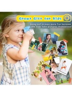 Generic Instant Camera X-T4 Selfie Camera Birthday Gifts for Kids Girls 3-9 Years 8 with 32GB SD Card (Blue)  - Image 4