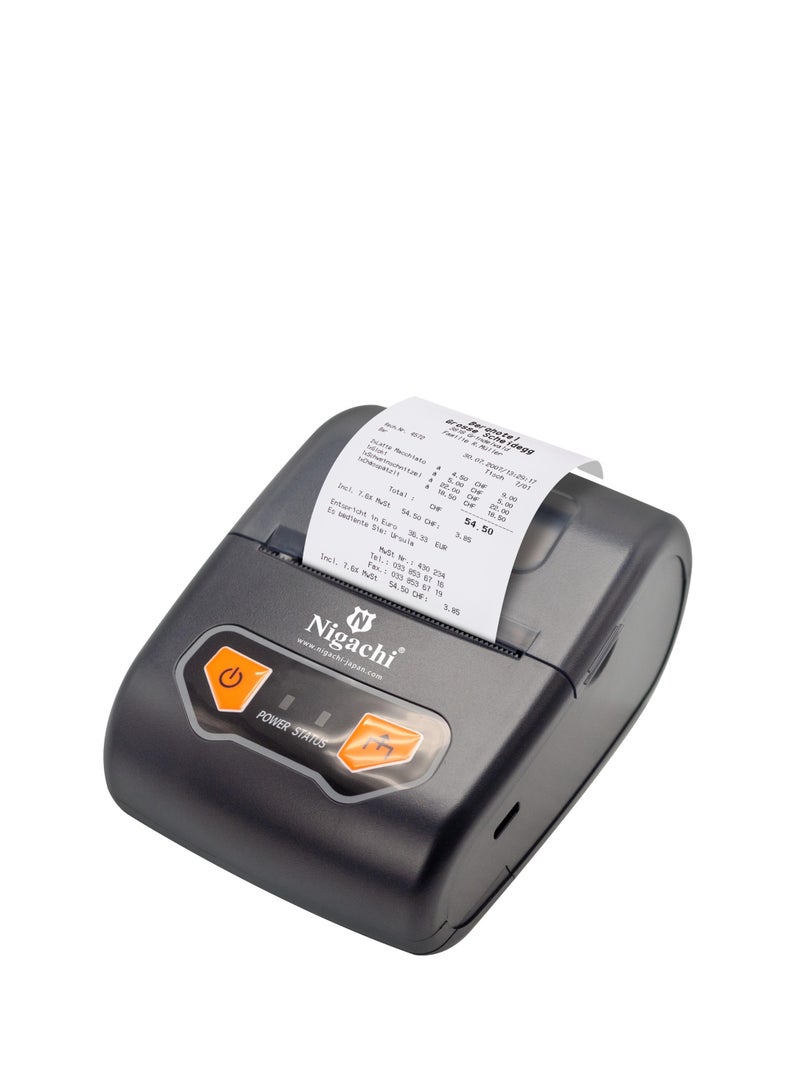 Nigachi طابعة نقالة بلوتوث Nigachi NC-102PMP مقاس 2 إنش - Image 1