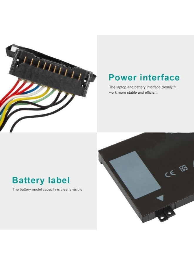1F22N Replacement Laptop Battery, 60Wh 15.2V Rechargeable Li-Ion 4-Cell Battery for Compatible Laptop Models - Image 2
