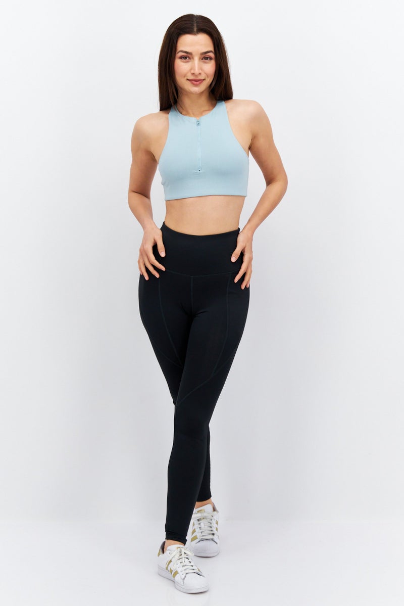 Reebok سراويل رياضية نسائية ضيقة للتدريب، سوداء - Image 4