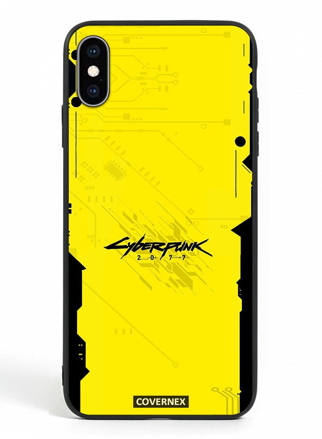 Covernex Apple iPhone X Protective Case Cover Printed Featuring Cyberpunk 2077 - Image 2