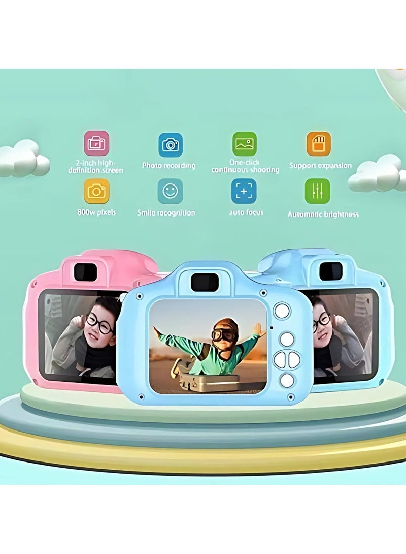 Kids Toy Digital Camera, 5MP Camcorder Kids Camera, Birthday Gift for Child Girls Boys, Mini Rechargeable Children Shockproof Digital Camcorder with USB Cable and Strap assorted colour - Image 5