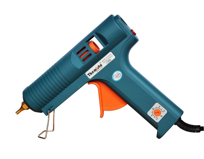 THEMISTO 150 Watts MultiTemperature Corded Electric Hot Melt Glue Gun With 5 Super Strong Gumming Glue Sticks THGG150 - Image 5