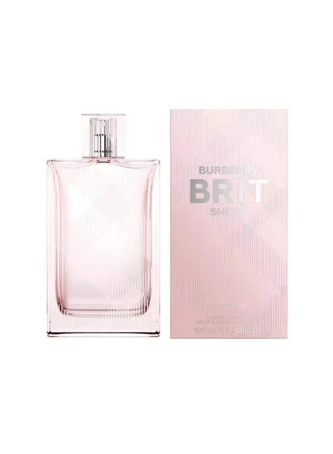 BRIT Burberry Brit Sheer for Women – Eau de Toilette, 100 ml | Light & Fresh Floral Fragrance - Image 2