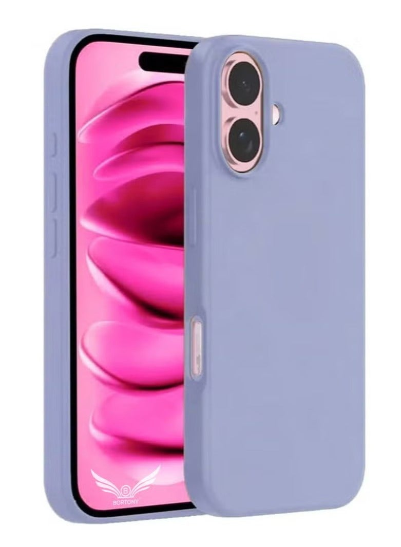 BORTONY iPhone 16 Plus Case Cover Liquid Soft Silicone iPhone 16 Plus Cover Slim Thin Liquid Gel Rubber Inside Microfiber Lining for Apple iPhone 16 Plus 6.7 inch - Image 1
