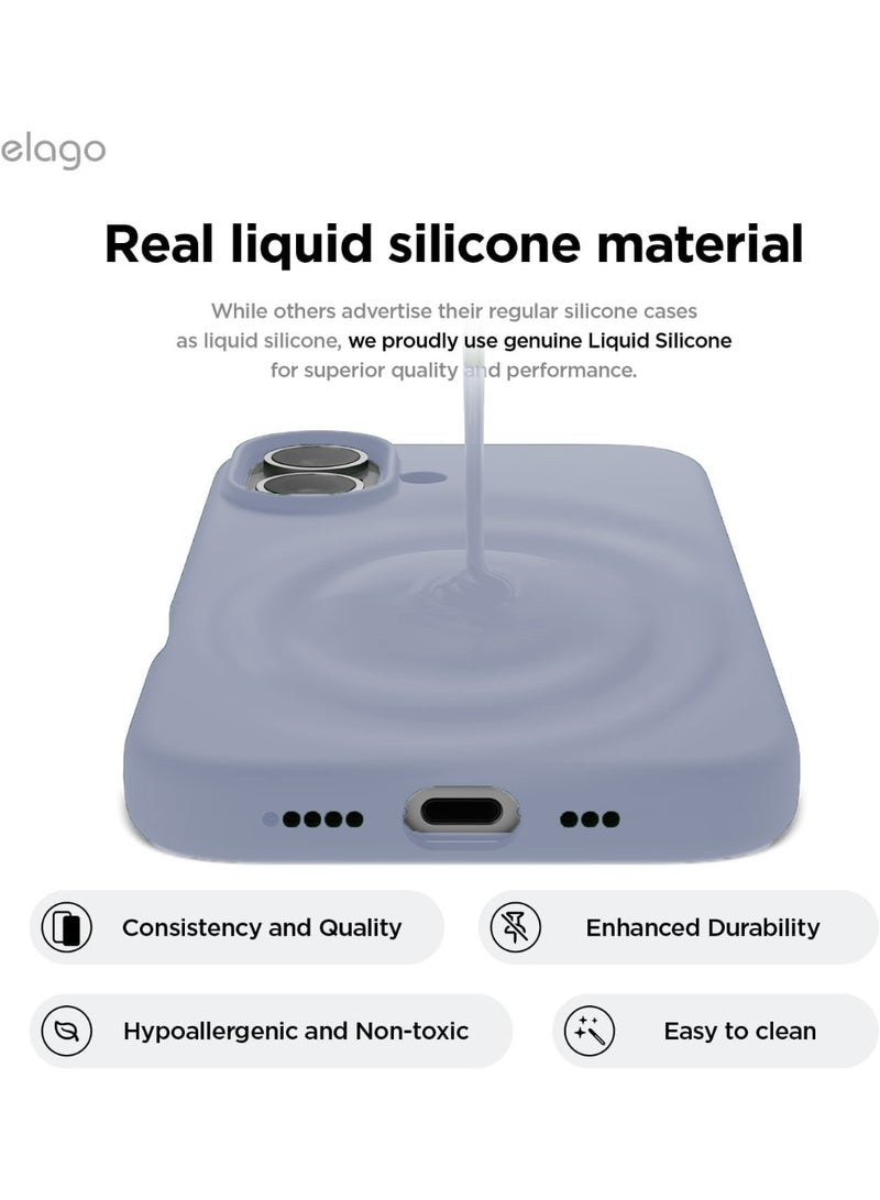 BORTONY iPhone 16 Plus Case Cover Liquid Soft Silicone iPhone 16 Plus Cover Slim Thin Liquid Gel Rubber Inside Microfiber Lining for Apple iPhone 16 Plus 6.7 inch - Image 4