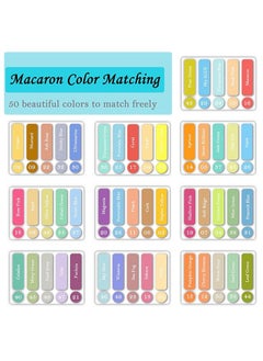 KALOUR KALOUR Macaron Pastel Colored Pencils,Set of 50 Colors,Artists Soft Core,Ideal for Drawing Sketching Shading,Coloring Pencils for Adults Kids Beginners  - Image 3