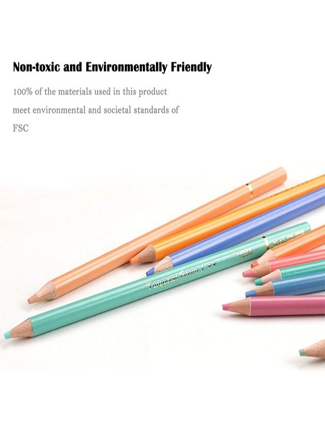 KALOUR - KALOUR Macaron Pastel Colored Pencils,Set of 50 Colors,Artists Soft Core,Ideal for Drawing Sketching Shading,Coloring Pencils for Adults Kids Beginners - Image 1