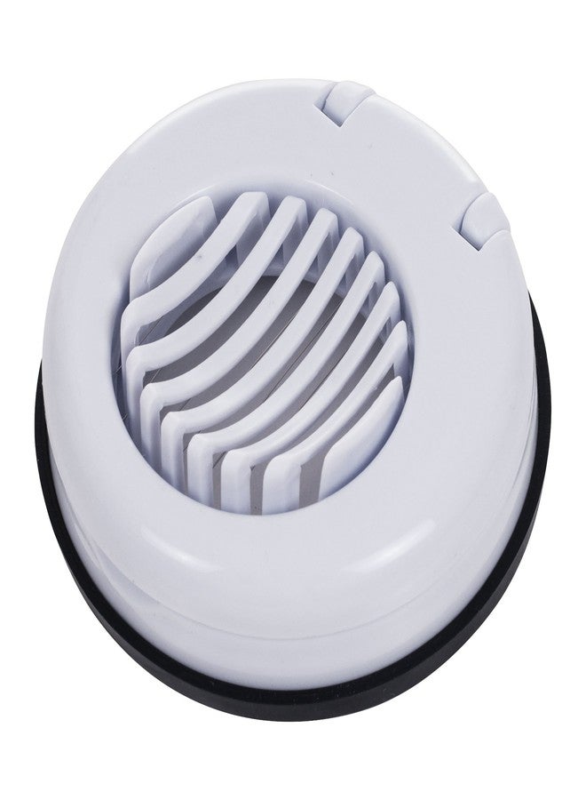 Eggies Egg Slicer with Steel Cutting Wires and Nonslip Base, White - Image 2