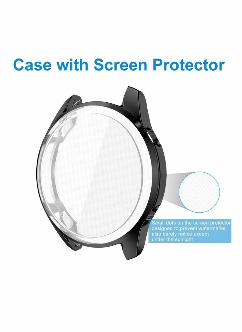 Y&D - Compatible for Huawei Watch GT 2 46mm Screen Protector Case 1PCS Soft TPU Scratch Resist Full Cover Proof Protective Bumper Shell - Image 1