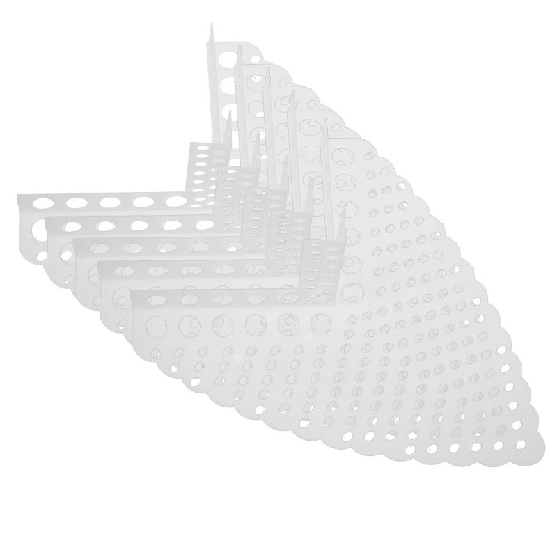 5pcs Wall Corner Protectors Plastic Edge Guards Anti Crack Bumpers - Image 2