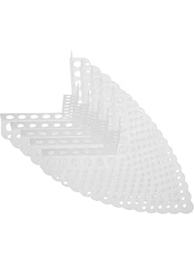 5pcs Wall Corner Protectors Plastic Edge Guards Anti Crack Bumpers - Image 1