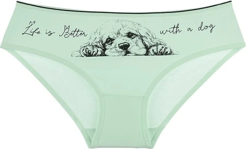 دونيلا 10 Pcs Colored Dog Printed Girl's Panties - 415056