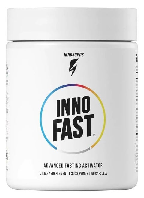 INNOSUPPS Inno Fast | Advanced Fasting Activator | Improved Metabolism and Appetite Control | Sustainable Weight Loss | Maximize Energy Levels,  | 60 Capsules