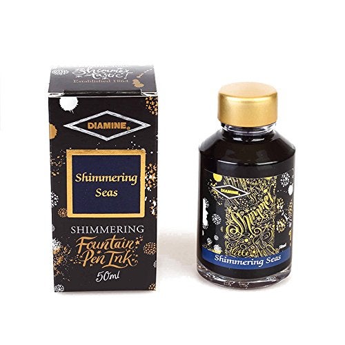 Diamine Shimmering Seas - 50ml Bottled Ink - Image 5