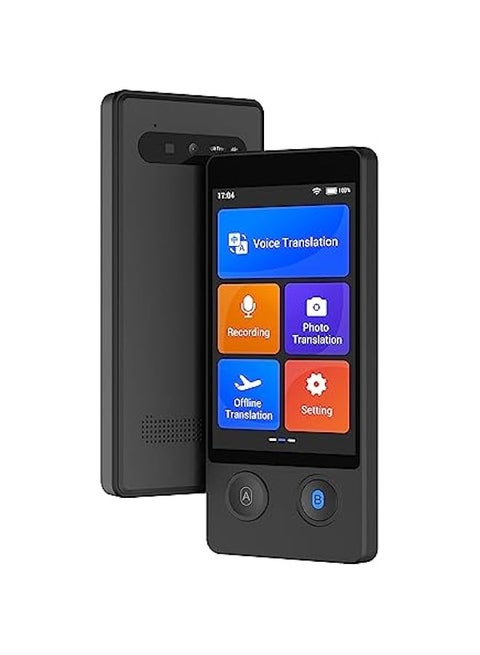 Language Translator Device 144 Languages and Accents with 3.7 inch Touchscreen AI Image Translator Device Portable Two-Way Voice Translator