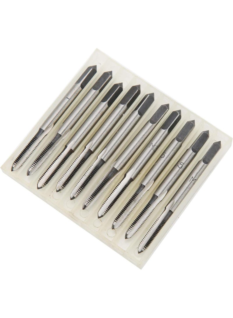 GGOOT 10Pcs Metric Tap, Manual M3.5 Carbon Steel Hardware Machine Tools Industrial Supplies for Wood Plastic Aluminum Soft Materials - Image 5
