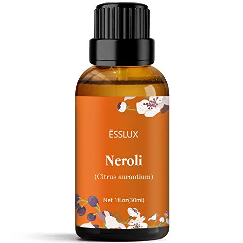 ESSLUX Neroli Essential Oil ESSLUX Aromatherapy Essential Oils for Diffuser Massage Soap Candle Making Perfume 30 ml - Image 1