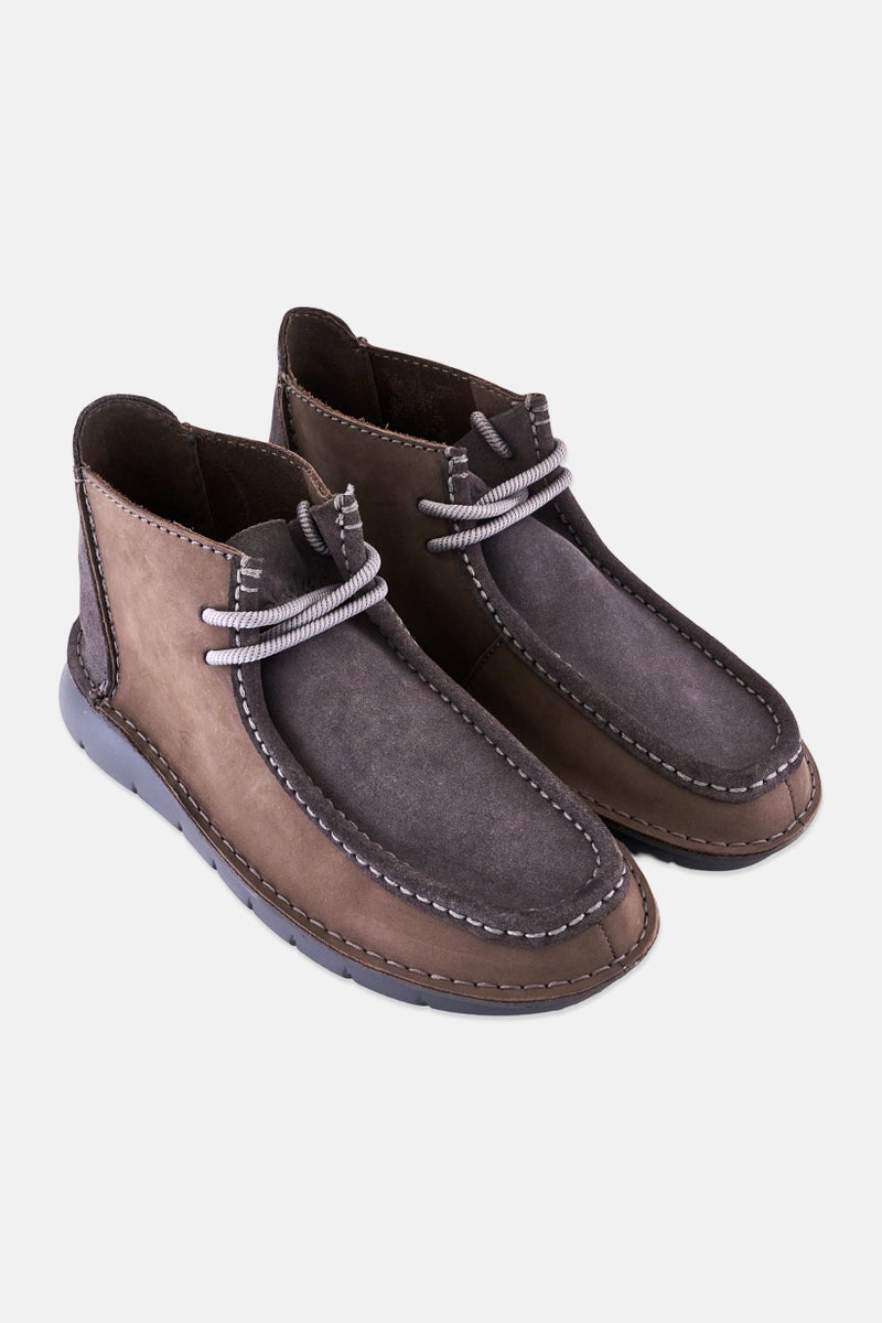 clarks Men Colehill Wally Lace Up Ankle Boots, Dark Grey - Image 4