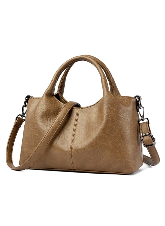 Rup Art Luxurious PU Leather Tote Bags - Stylish & Spacious Handbags with Adjustable Strap for Women On-the-Go  - Image 2