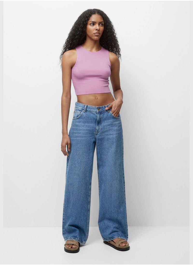 PULL&BEAR - Ribbed tank top - Image 1
