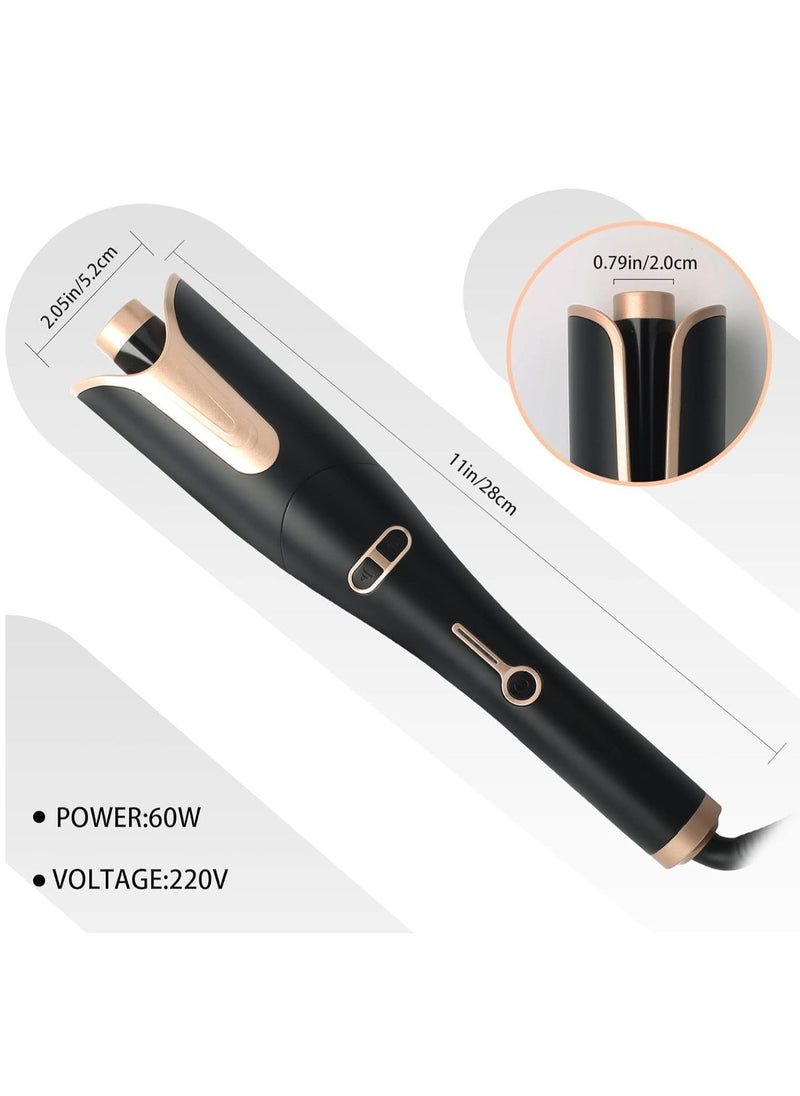 Automatic Ceramic Hair Curler for Curly Hair – 360° Rotation, Multi-Speed Settings, Ceramic Technology for Smooth & Long-Lasting Curls – Professional Curling Iron for Effortless Curls and Waves