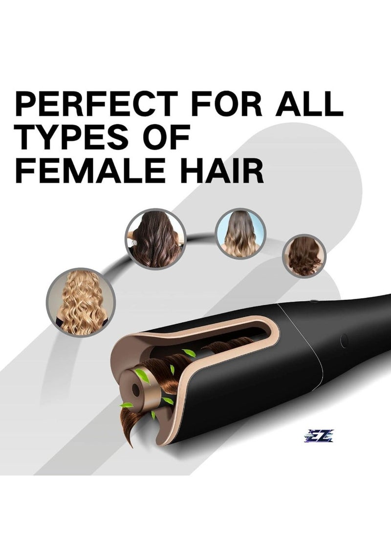 Automatic Ceramic Hair Curler for Curly Hair – 360° Rotation, Multi-Speed Settings, Ceramic Technology for Smooth & Long-Lasting Curls – Professional Curling Iron for Effortless Curls and Waves