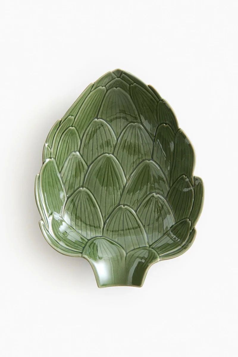 H&M Large figurative stoneware serving bowl