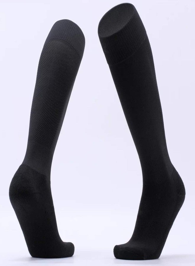 Sheliky Softball Socks Baseball Sock Knee High football Hockey Soccer Long Stocking Athletic Hose for Men Women Youth Team Sport(New Black) - Image 5