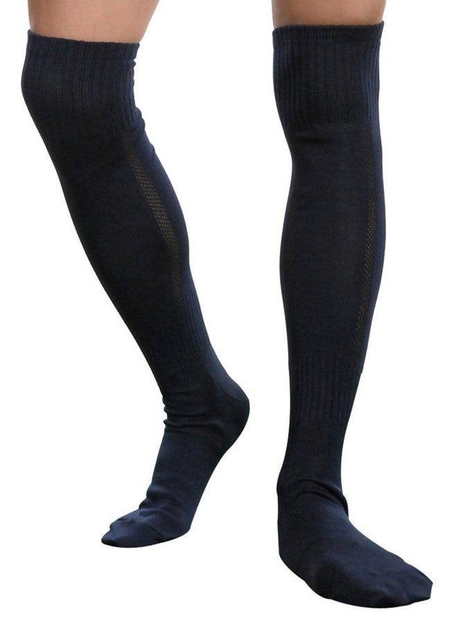 Sheliky Softball Socks Baseball Sock Knee High football Hockey Soccer Long Stocking Athletic Hose for Men Women Youth Team Sport(New Black) - Image 1