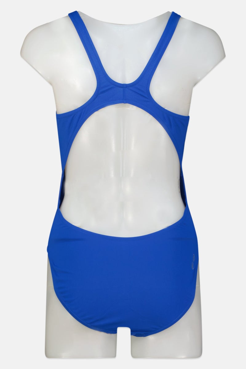 arena Women Brand Logo One Piece Swimwear, Blue - Image 2