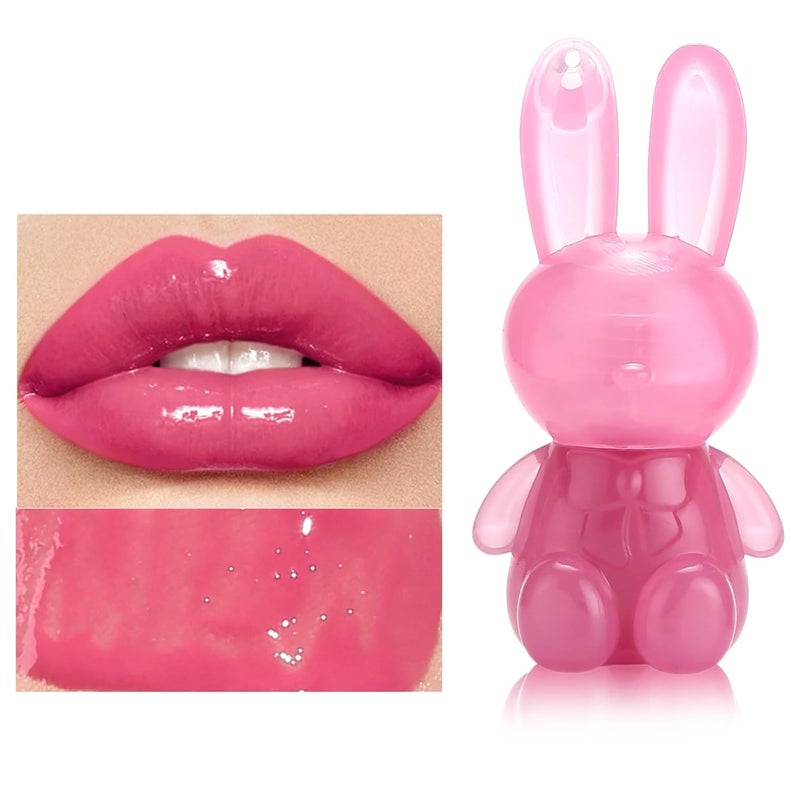 6 Colors Hydrating Lip Gloss Moisturizing Lipstick Rabbits Lip Glaze Easy To Apply Makeup Supplies For Woman - Image 5