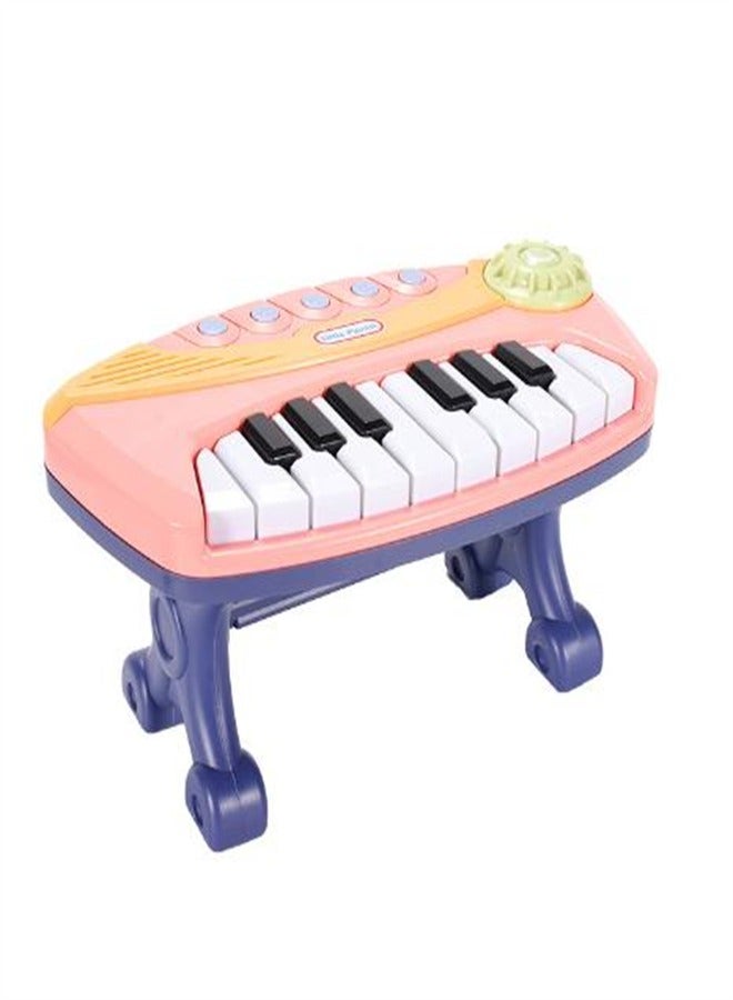 Educational Instruments with Light Sound for Infant Toddlers Exercise Hand Skills and Cultivate Musical Talent Pink - Image 1