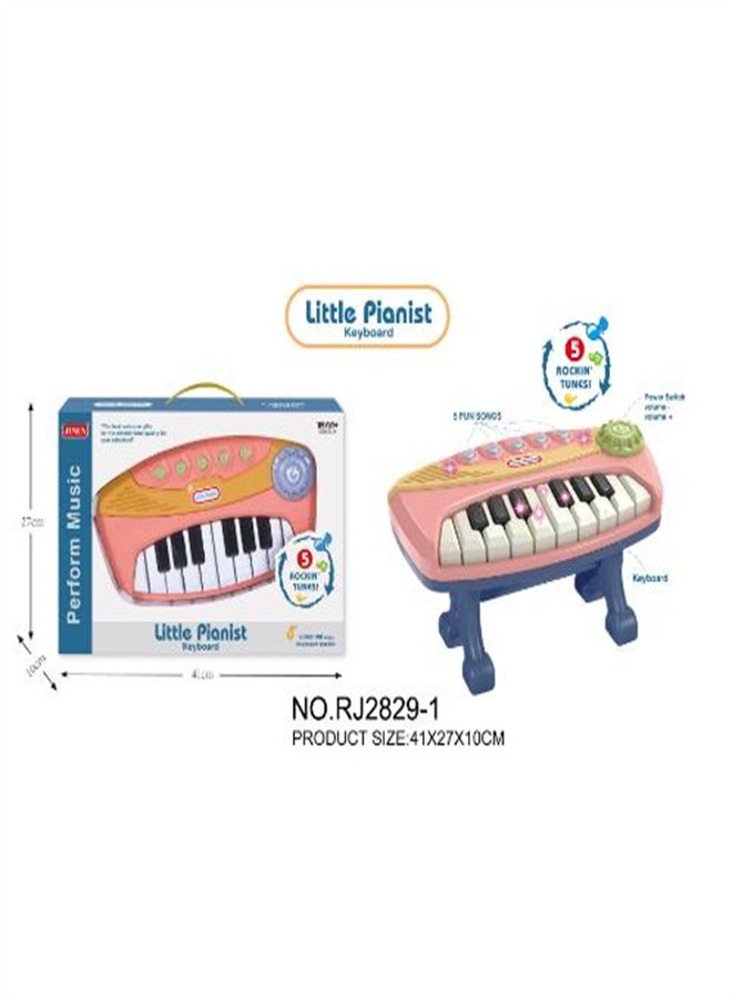 Educational Instruments with Light Sound for Infant Toddlers Exercise Hand Skills and Cultivate Musical Talent Pink - Image 3