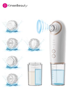 KinseiBeauty New 5 in 1 Blackhead Remover Pore Vacuum, Warm & Ice Cycling, Water Oxygen Penetration, Facial Pore Cleaner with 4 Probes 2 Water Tanks for Women & Men  - Image 1