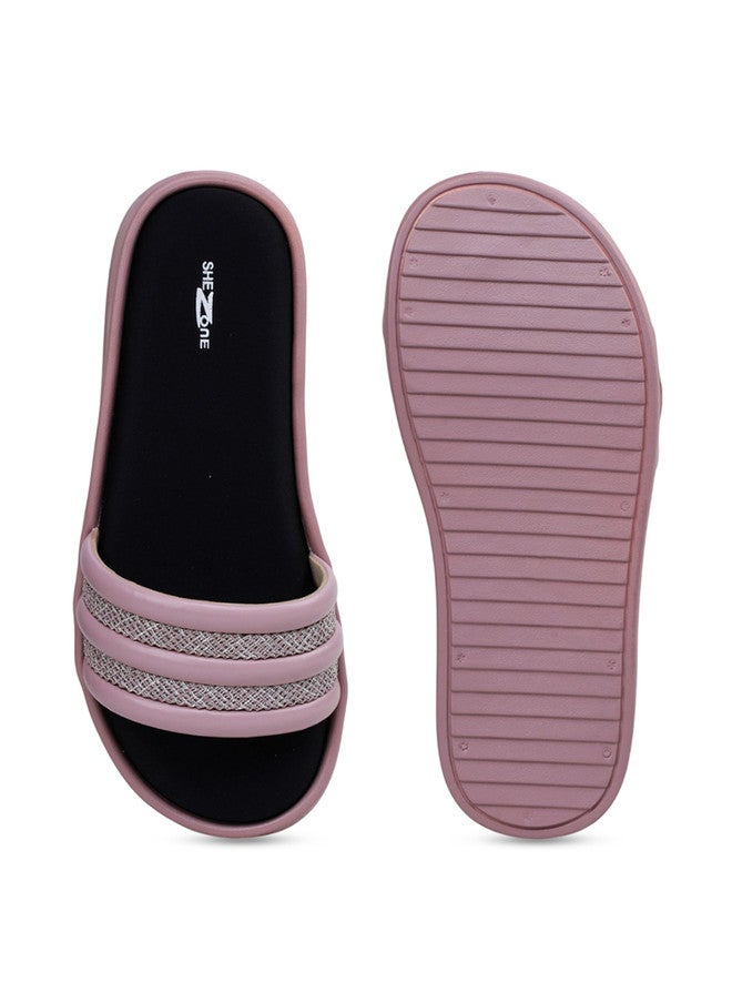 She Zone صنادل لافندر علوية للنساء - Image 5