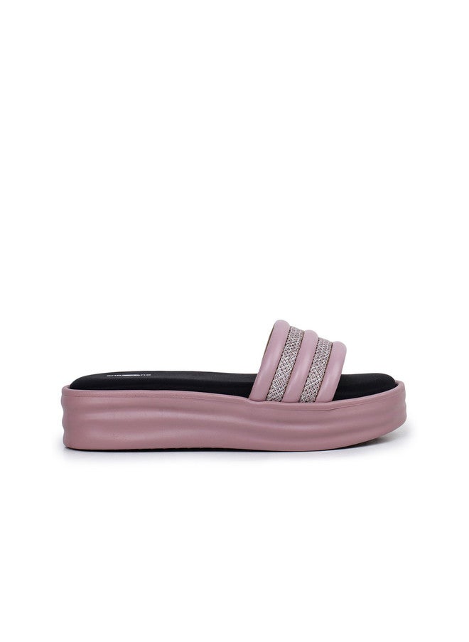 She Zone صنادل لافندر علوية للنساء - Image 4