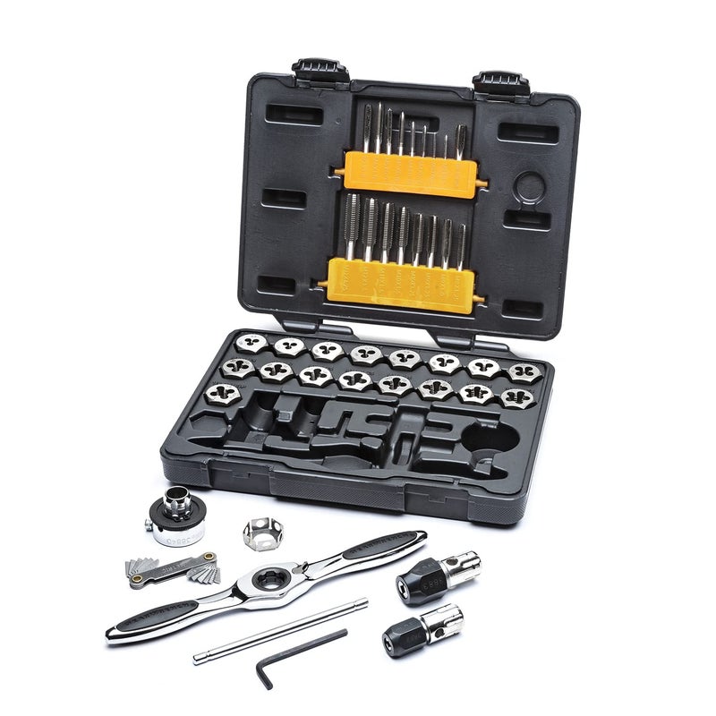 GEARWRENCH 42 Piece Ratcheting Tap & Die Set, Metric - 3886 - Image 1