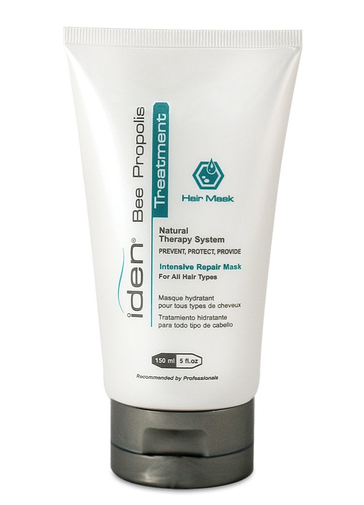 IDEN Bee Propolis Treatment Hair Mask for Damaged Hair, Fortifies Weakened Hair, Deep Hydration, 5 fl.oz