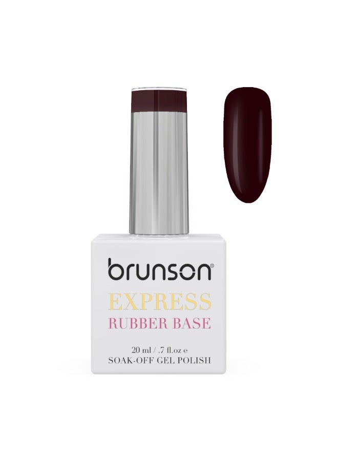 brunson Rubber Base Gel Nail Polish 20Ml - French Rubber Base Coat Long-Lasting, Durable And Chip-Resistant Nail Strengthener Gel Nail Polish Base Coat For Manicure And Pedicure