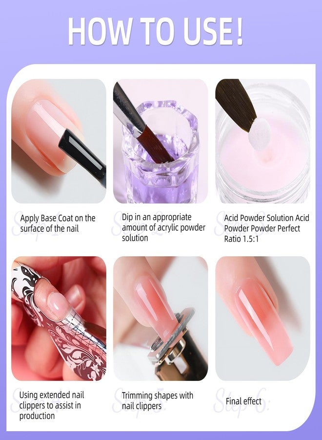 MAJOR DIJIT Acrylic Nail Kit for Beginners with Everything Acrylic Powder Set Starter Kit with False Nail Tips Nail Art Tools - Image 5