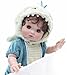 Cloveray Reborn Toddler Baby Doll Boy with Freckles 18 Inch Realistic Full Vinyl Body Real Life Baby Dolls with Accessories for 3 Year Old Girls Gifts Pretend Play Premium Collectible Gift - Image 2