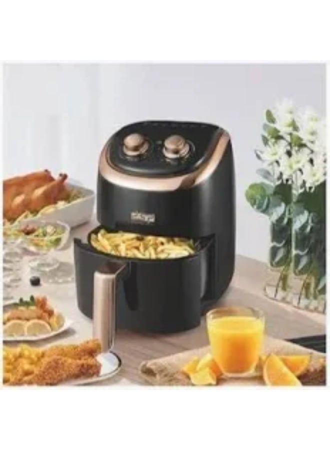 دي اس بي مقلاة هوائية صحية غير لاصقة من دي إس بي، 1200 واط، 3.5 لتر - KB2078، متعددة الألوان، 1200 واط - Image 1