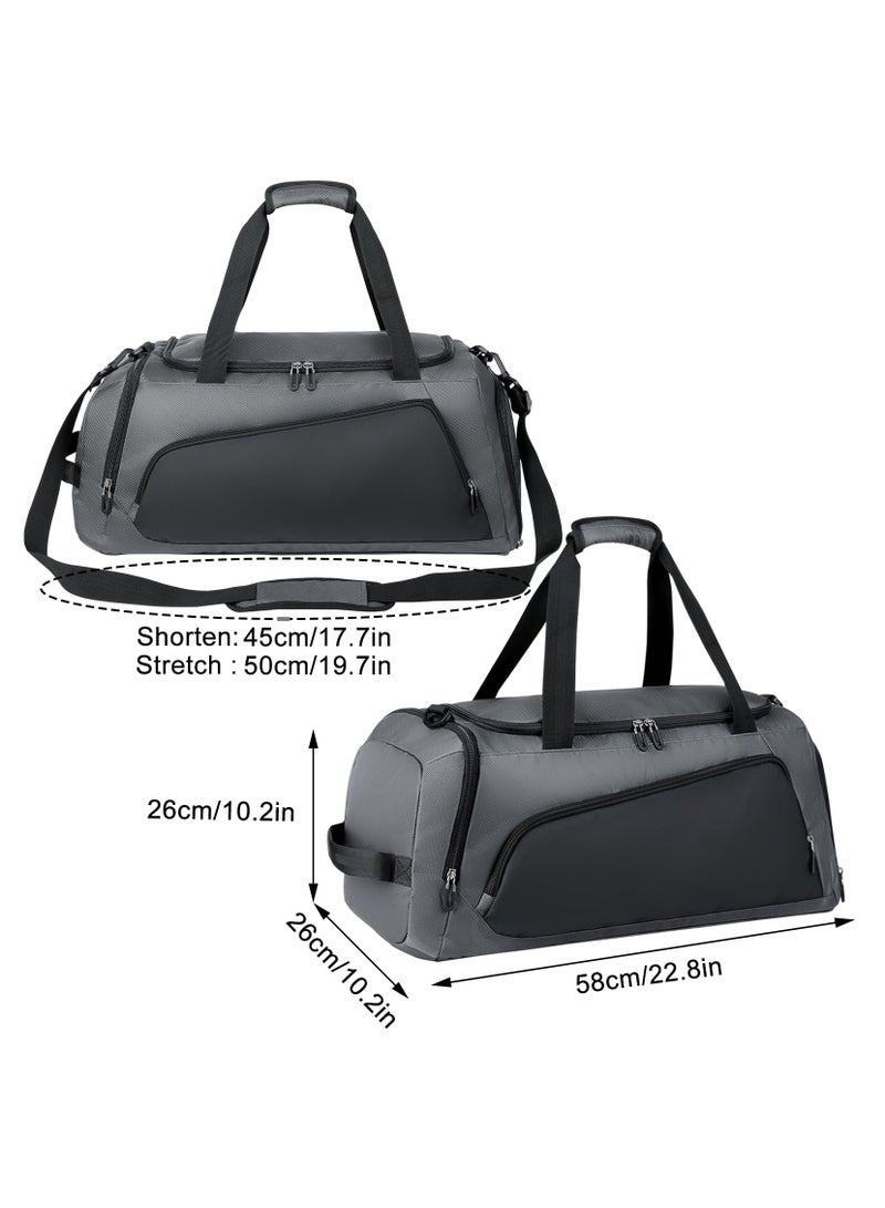 Arabest Gym Bag With Dry Wet Separation And Shoe Compartment Pockets Water Resistant Weekender Duffel Travel Bags - Image 2