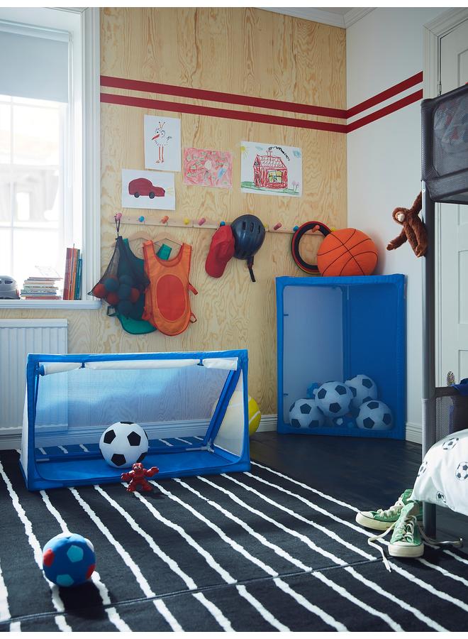 Soft toy, football mini/blue red - Image 4
