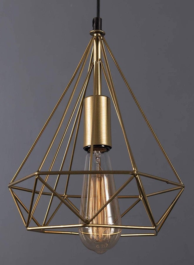 SVDK Golden Diamond Hanging Light, Ceiling Lights for Pendant Light, Home Decor Items for Living Room (Pack of 1, Bulb Not Included) - Image 2