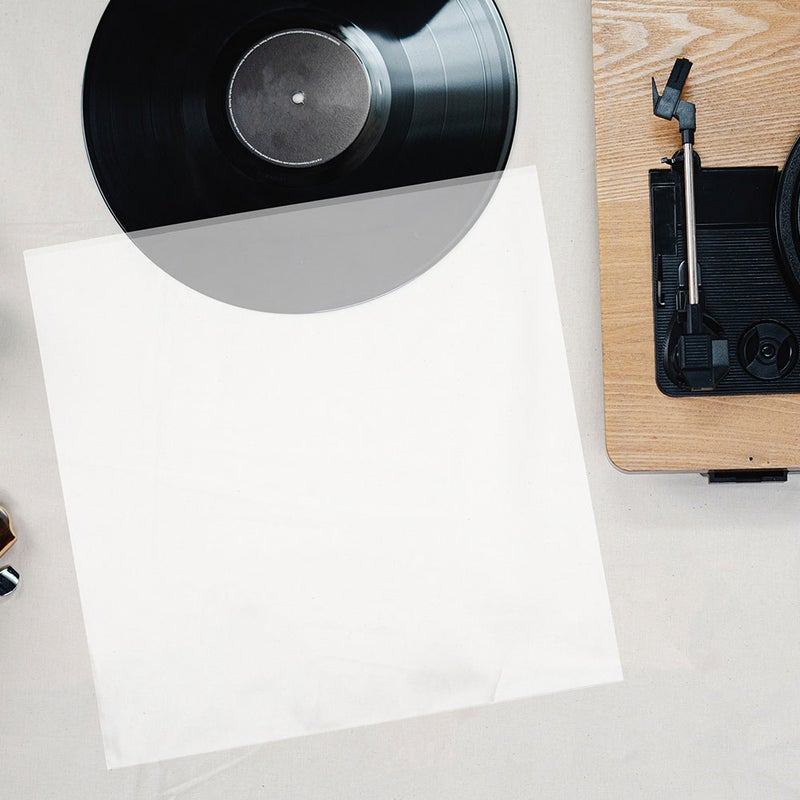 50pcs Vinyl Records Outer Sleeves Vinyl Record Sleeves Self Adhesive Album Protective Covers - Image 3
