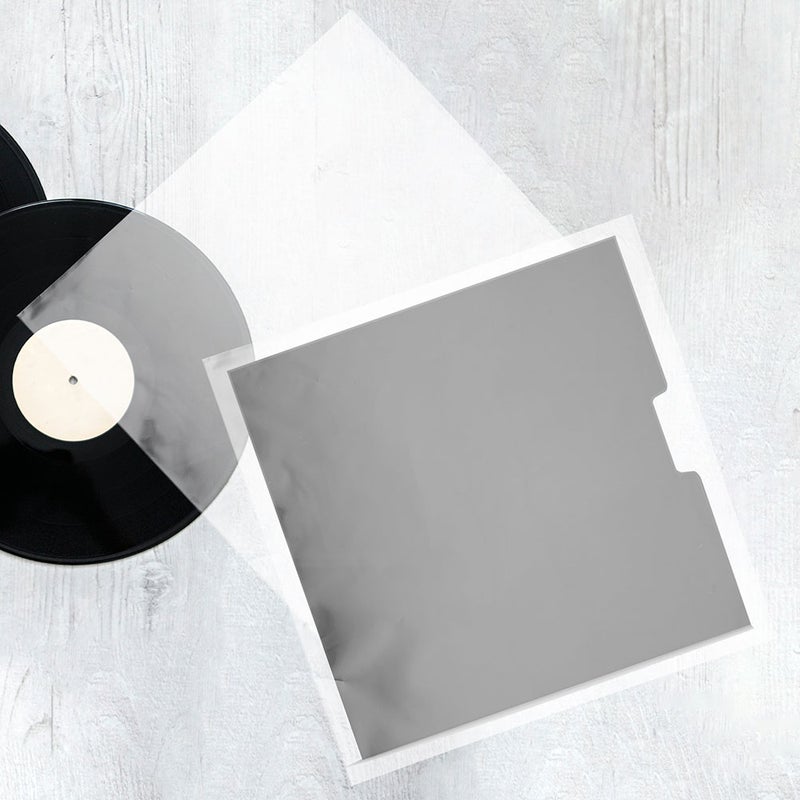 50pcs Vinyl Records Outer Sleeves Vinyl Record Sleeves Self Adhesive Album Protective Covers - Image 5