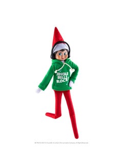 The Elf on the Shelf Elf On The Shelf Boy with Jingle Jam Hoodie Set - Blue Eyed Boy Elf Doll with Book and Hoodie with DJ Headphones - Customize Your Elf with Unique DJ Spinning Holiday Tunes - Elf Figure Clothing Pack  - Image 2