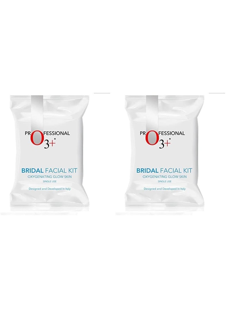 O3+ Bridal Facial Kit Oxygenating Glow Skin 81gm PACK OF 2 - Image 1
